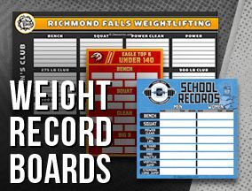 Weight Record Boards