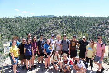 FUMC Youth on a hike