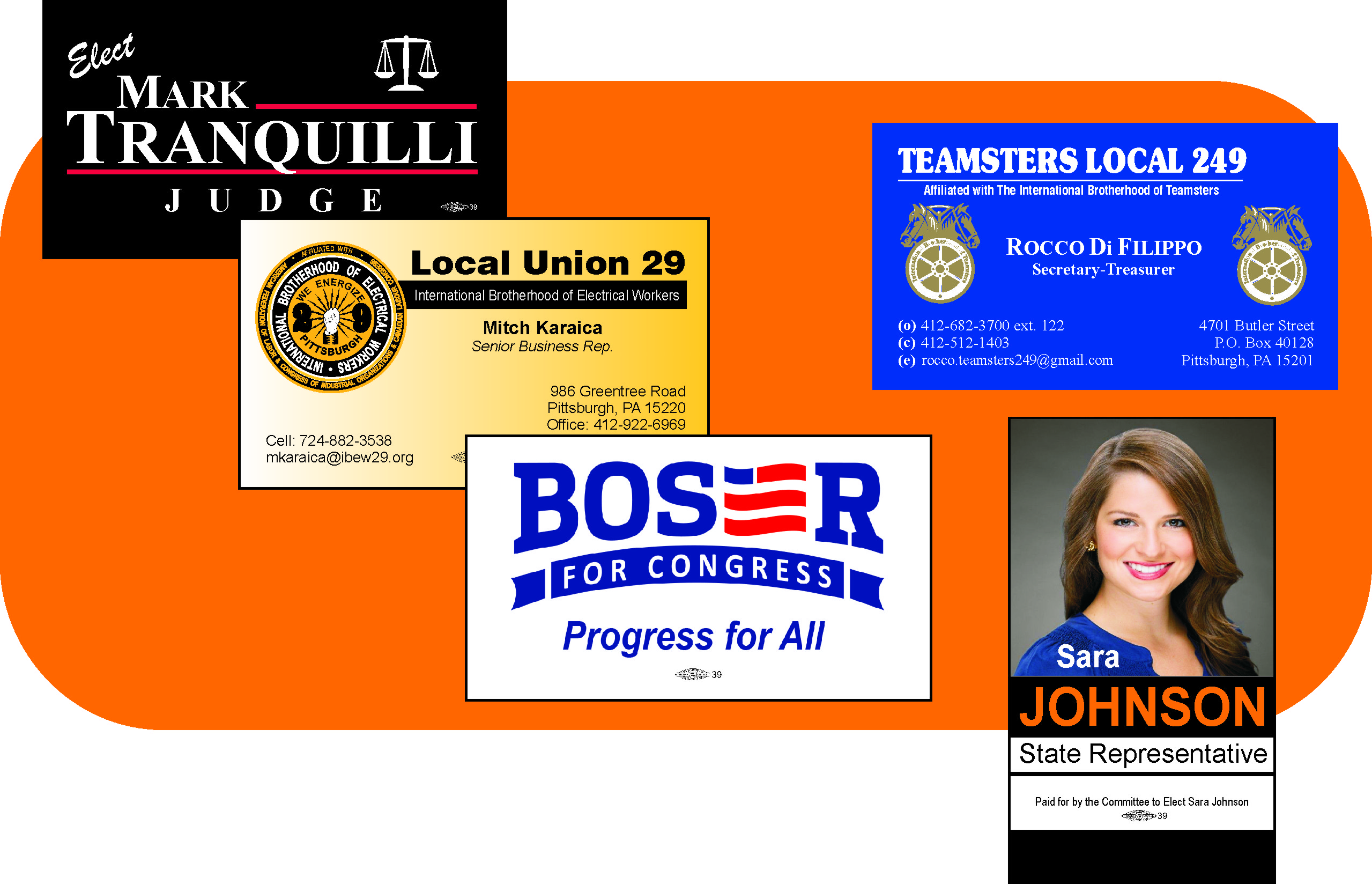 Custom Business Cards Business Cards For Political Candidates