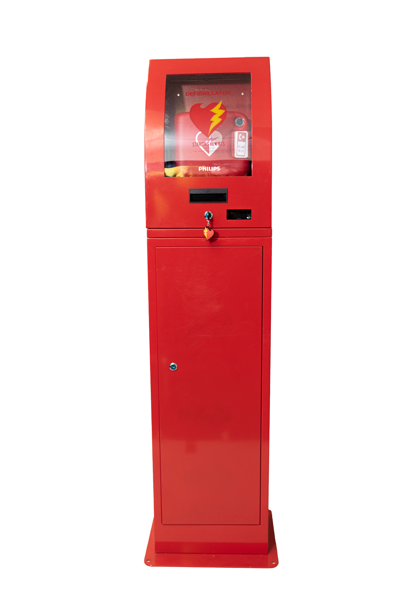 AED Outdoor Heated Safety Tower