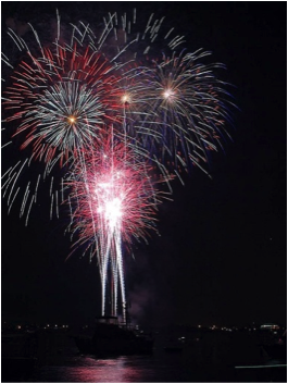 A picture of fireworks