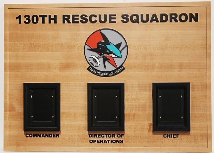 LP-9054 - Chain-of-Command Board for 130th Rescue Squadron