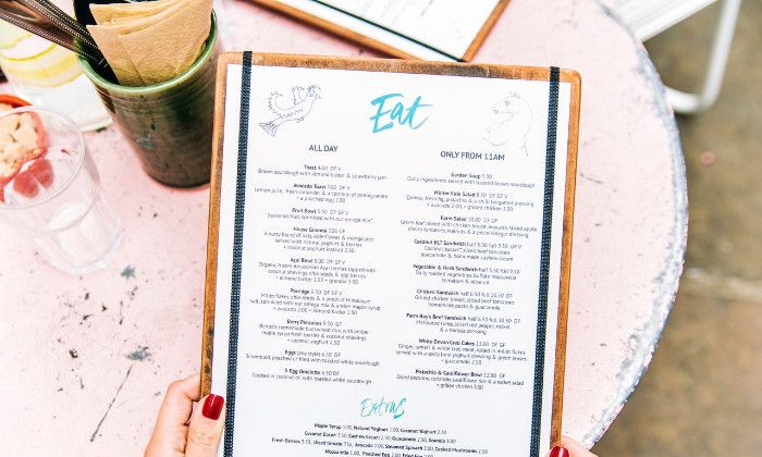 New Menu Law Calls For New Design and Print