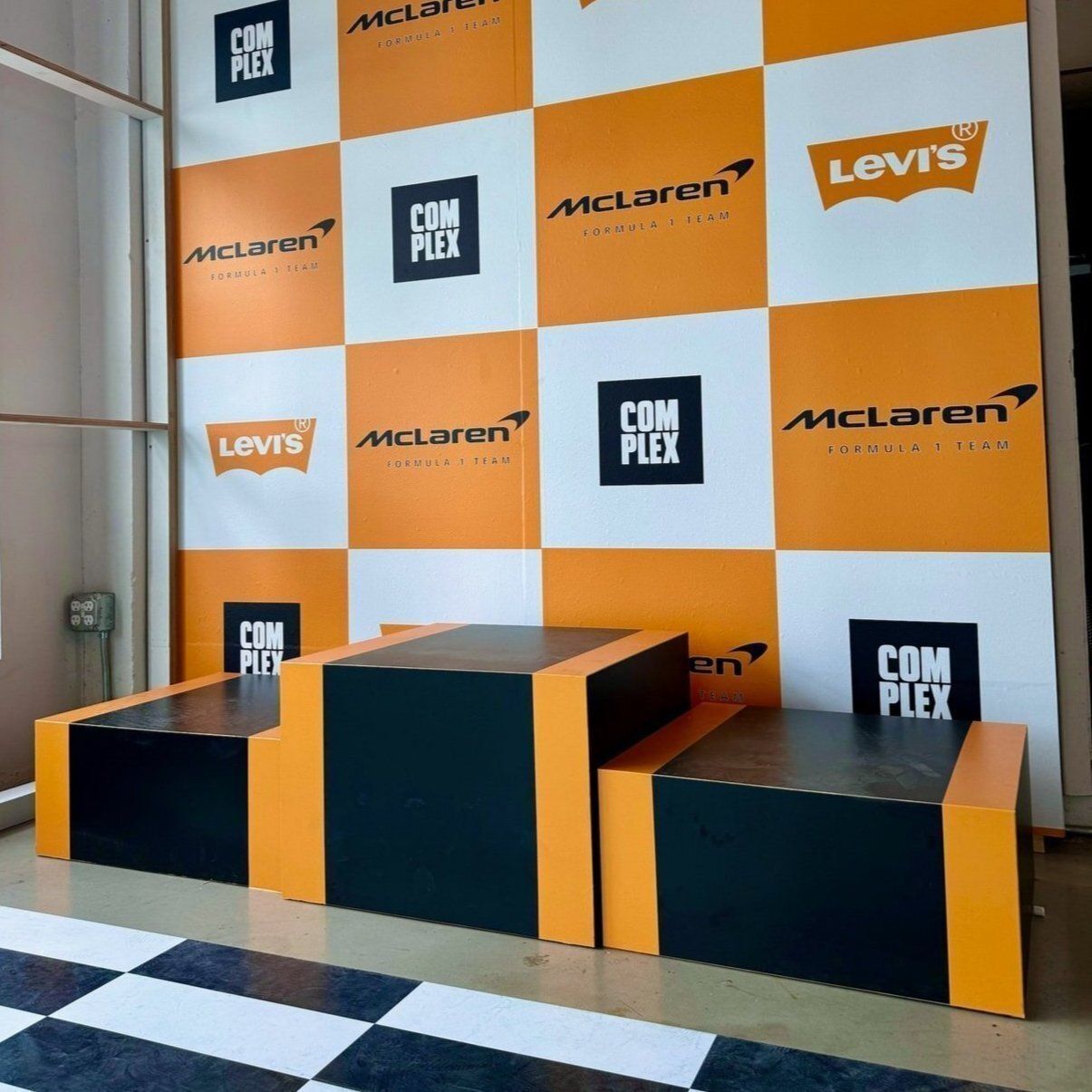 Branded backdrop & floor wrap