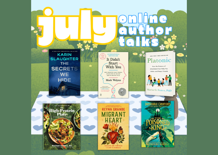 Watch Virtual Author Talks for FREE!