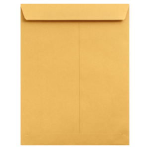 Item J912 - 9 X 12 Catalog/Open End Envelope - Latex Self Seal Gum  - Brown Kraft