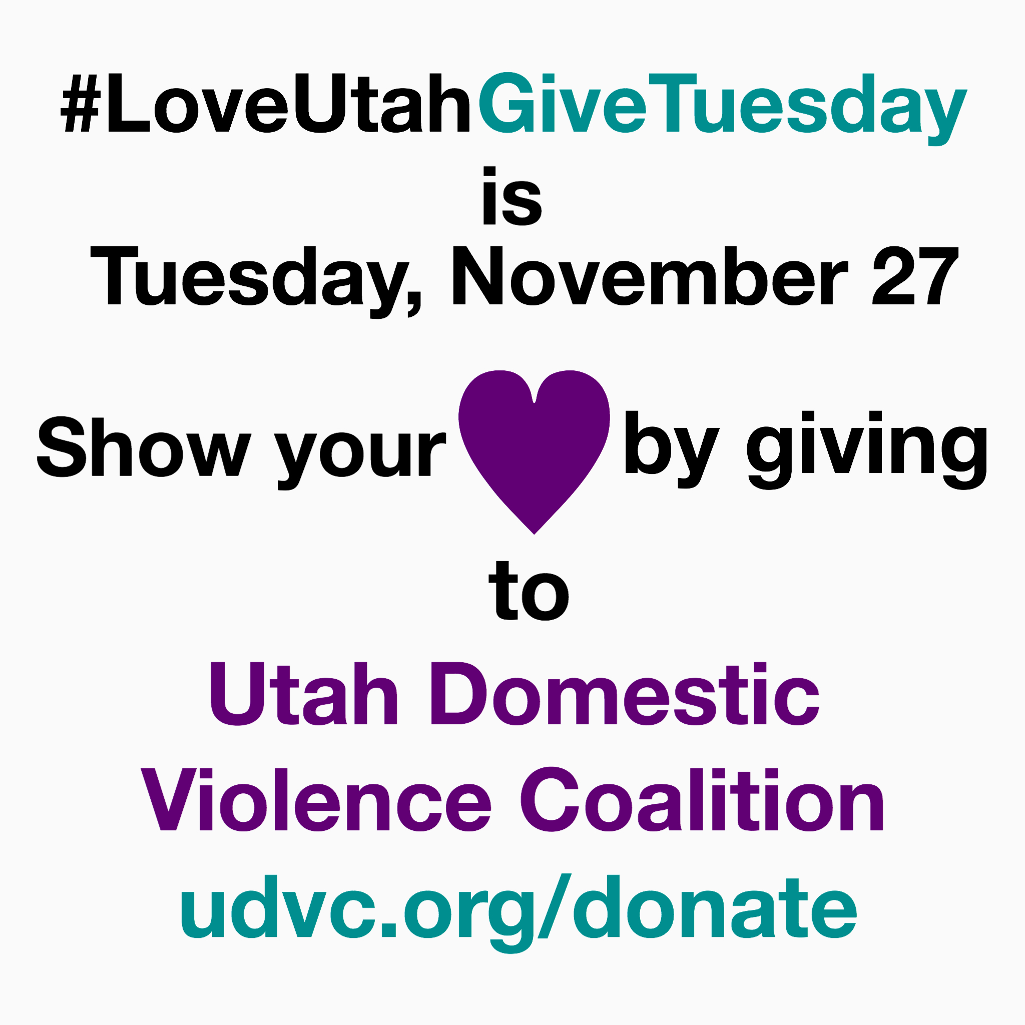 #LoveUtahGiveTuesday