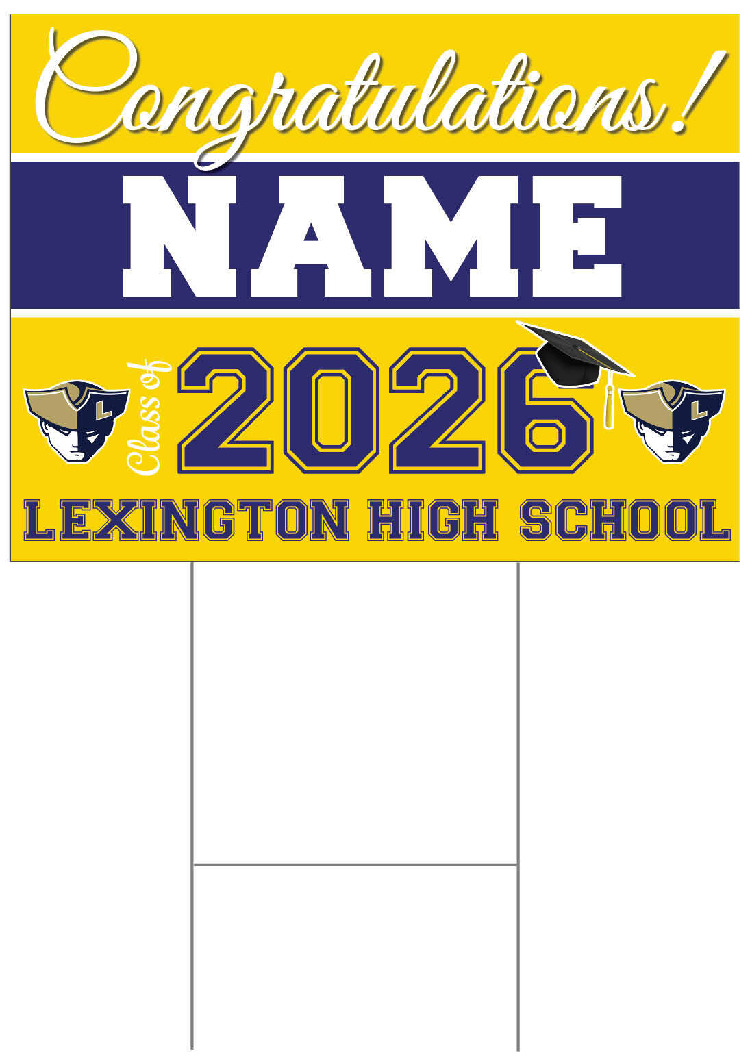 2. LHS Yard Sign - Name Only
