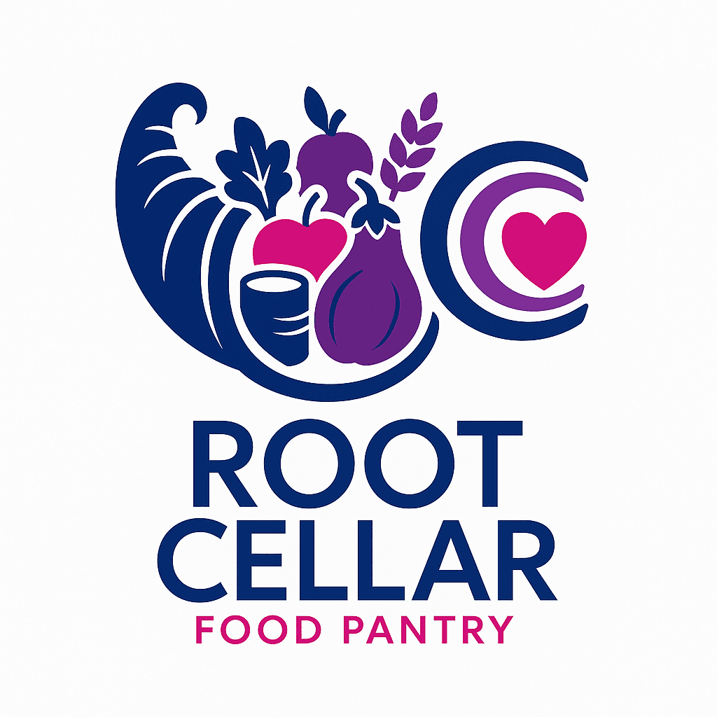 Root Cellar Food Pantry logo for CARE Community Center.