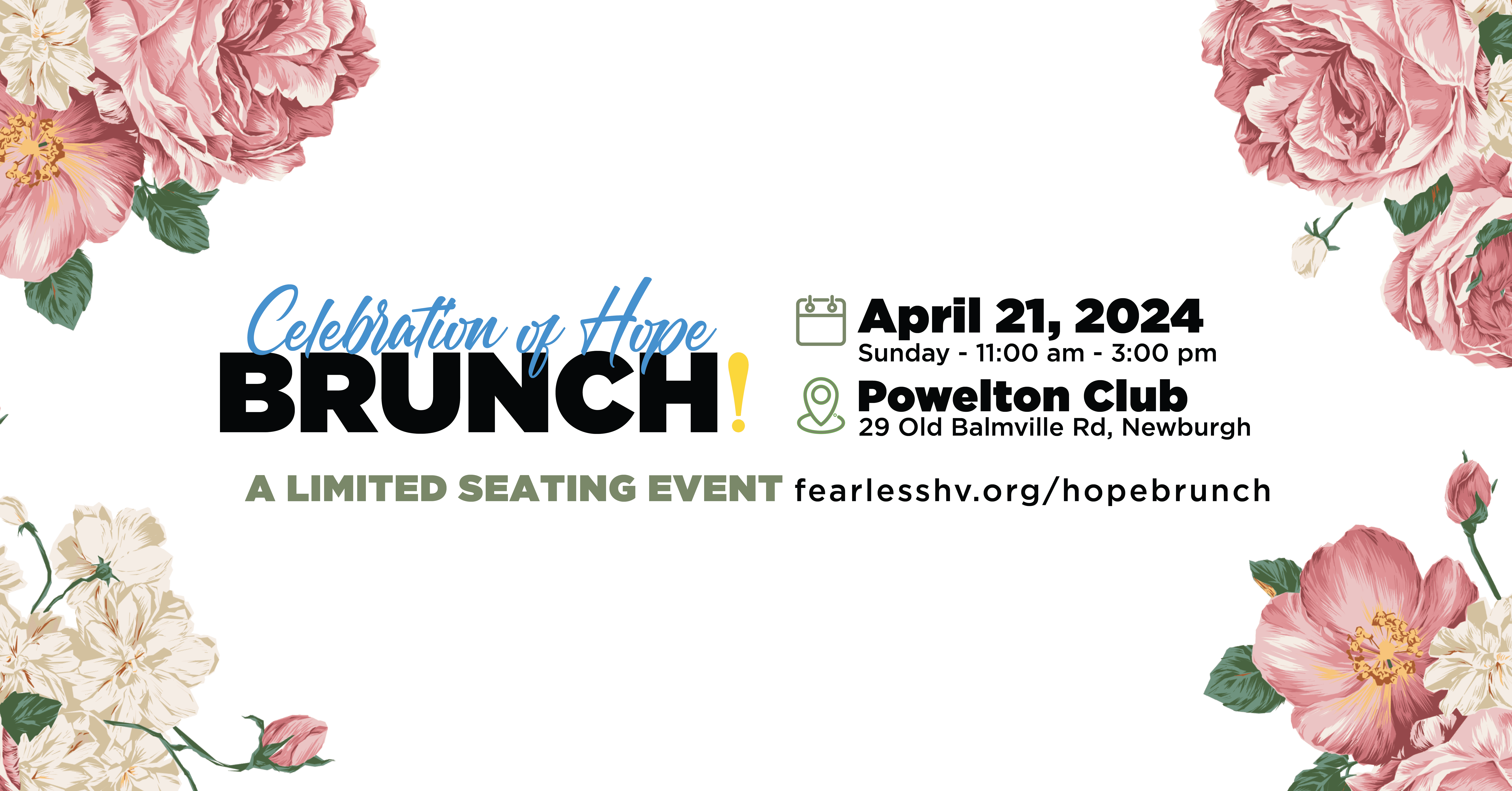 Celebration of Hope Brunch at The Powelton Club in Newburgh, to celebrate four incredible individuals from the Hudson Valley. 