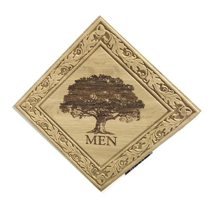 Q25062 - Antique Appearance Men's Room Sign  