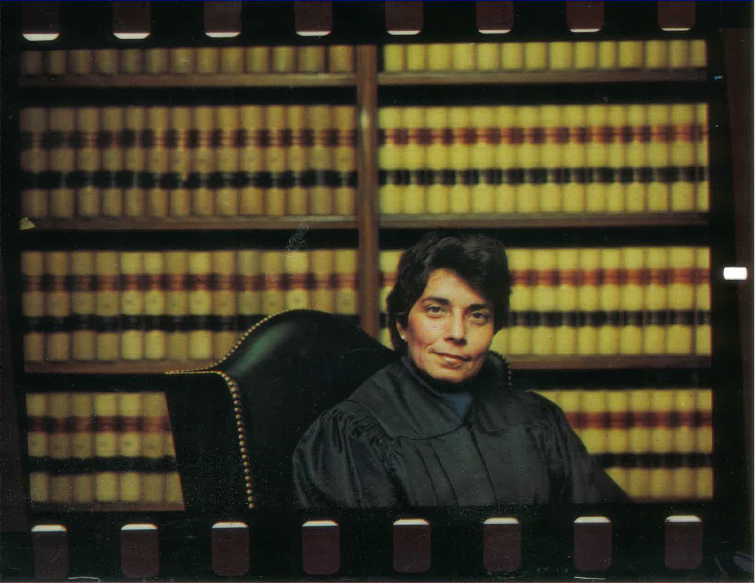 Justice Rothstein in her chambers.