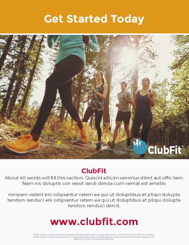 ClubFit Flyer