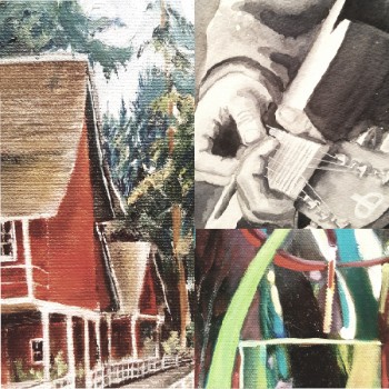 "Blueberry Arts Festival Art Exhibit" Main Street Gallery Exhibit