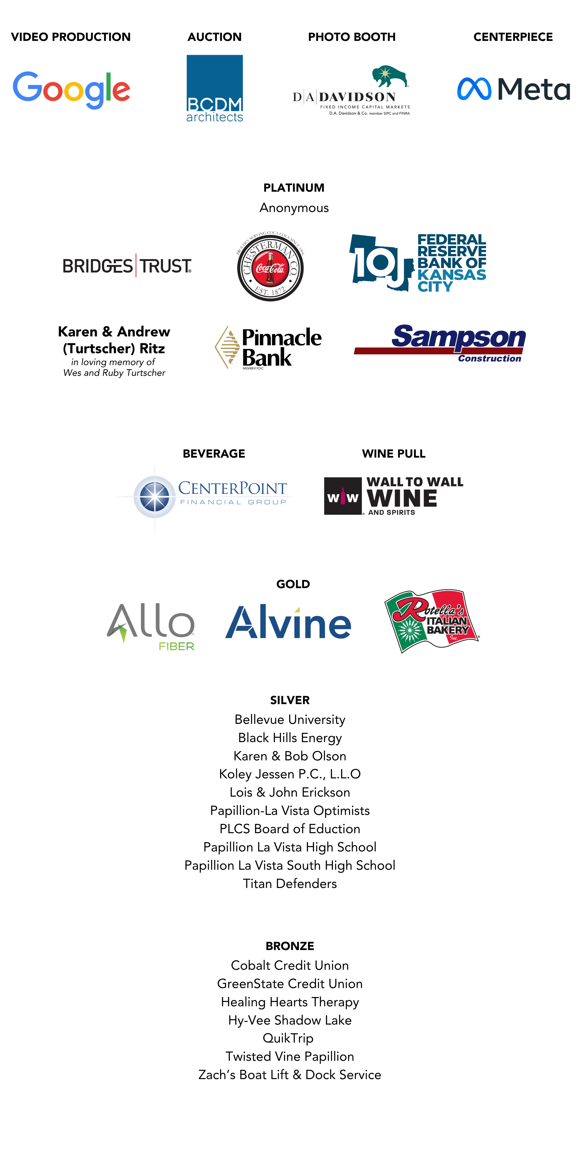 Sponsor logos