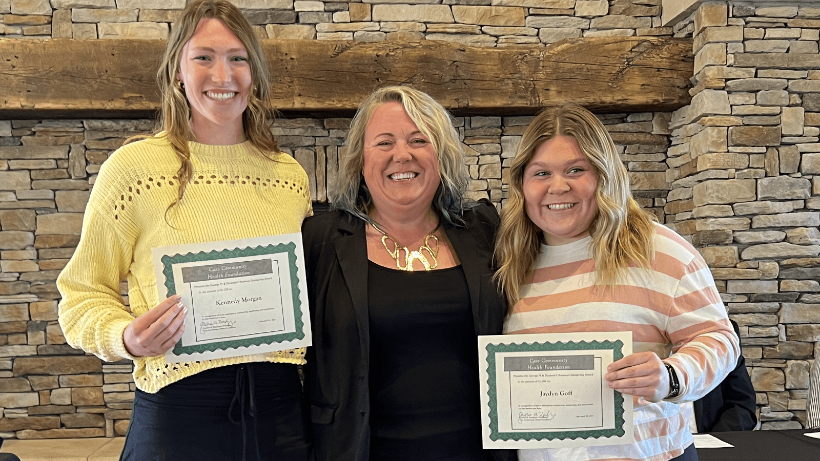Cass Community Health Foundation awards health care scholarships to Cass County and Grandview current and former students