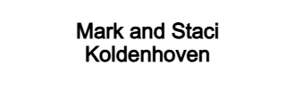 Mark and Staci Koldenhoven