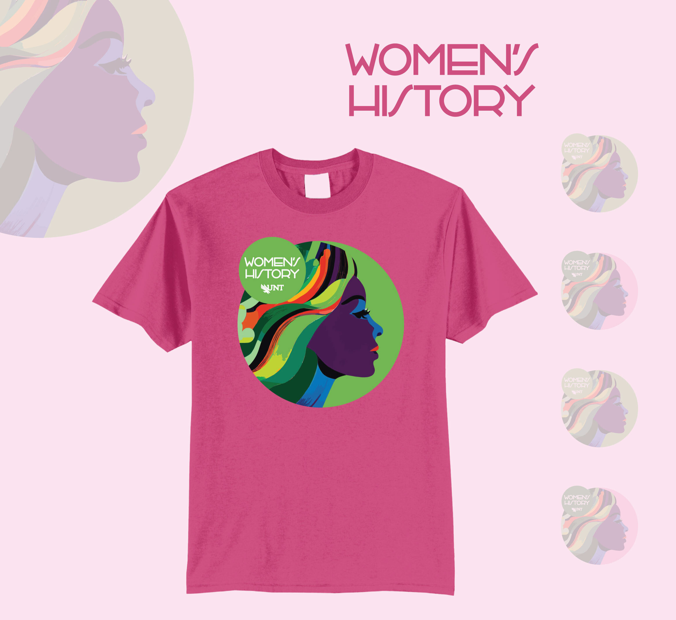 Women's History T-shirt - SANGRIA - Extra Large (XL)
