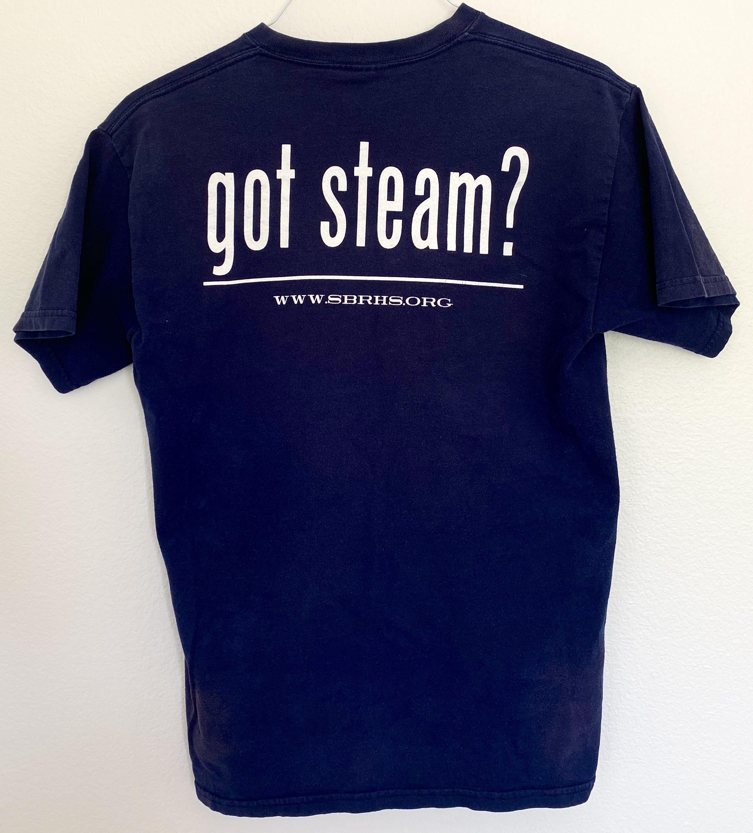 Adult "Got Steam" T Shirt Navy - XL