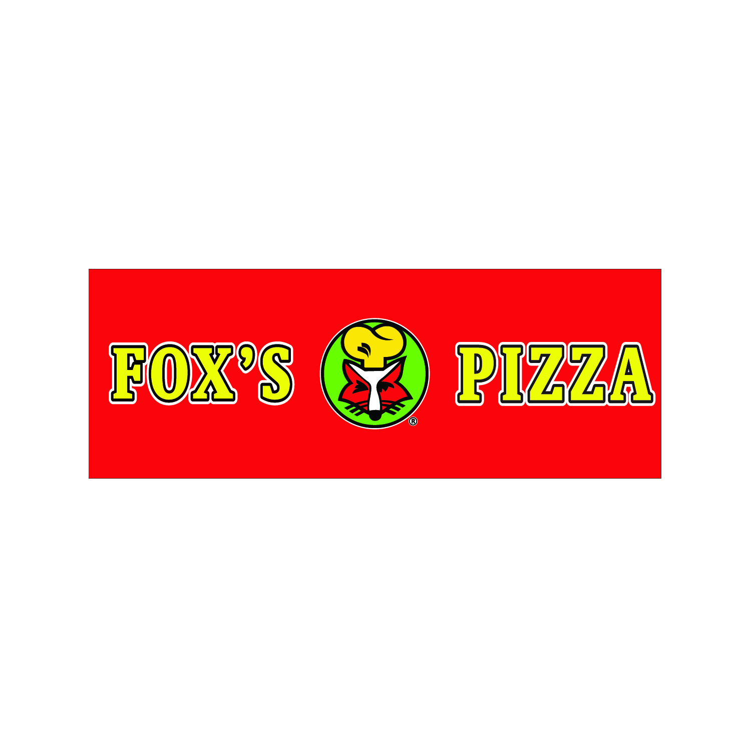 Signs & Banners : Fox's Pizza Den : Unity Printing Company