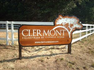 Routed Redwood Site Sign