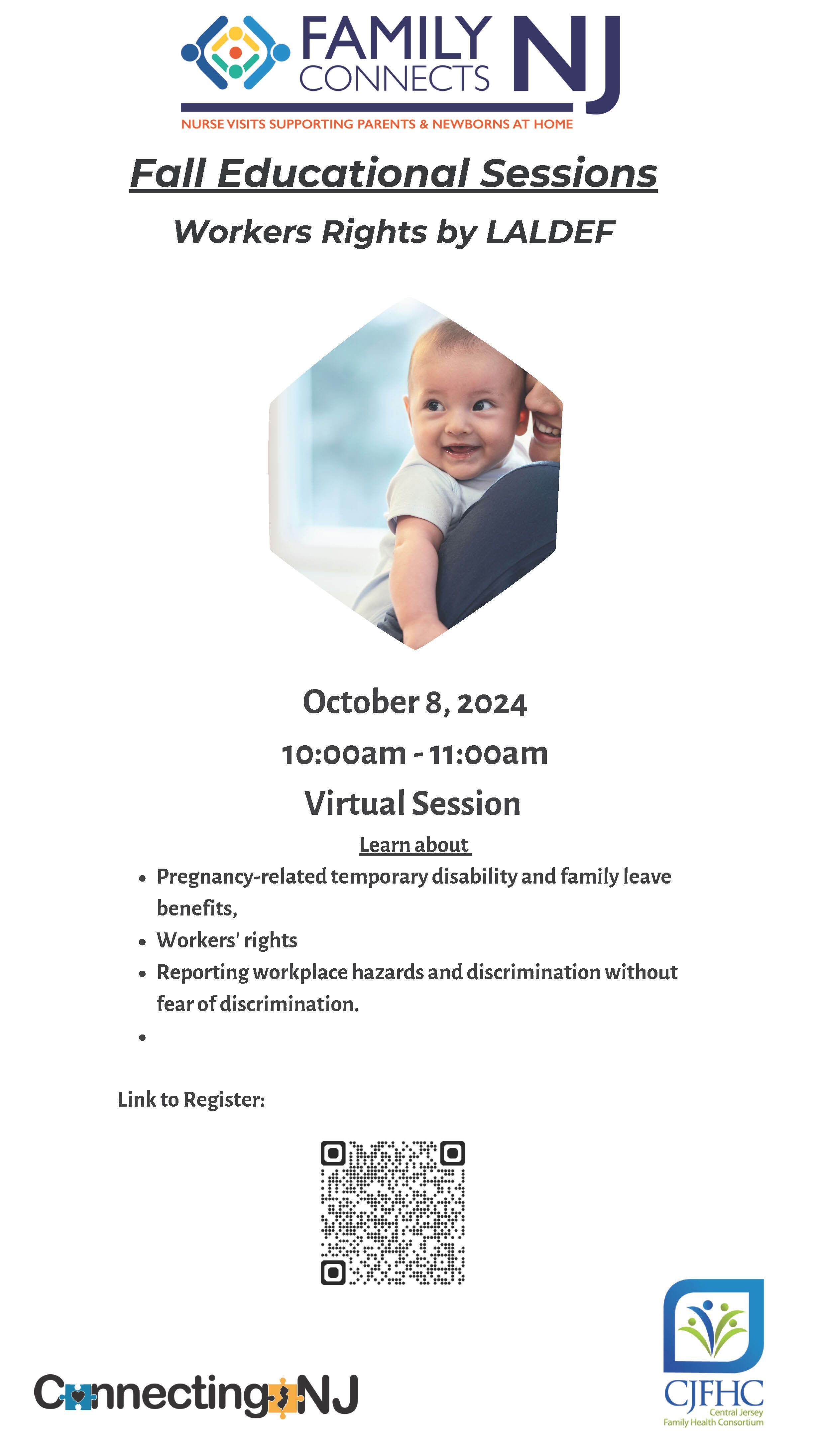 Know Your Rights: Connecting NJ and LALDEF Workers' Rights Education Session – October 8, 2024