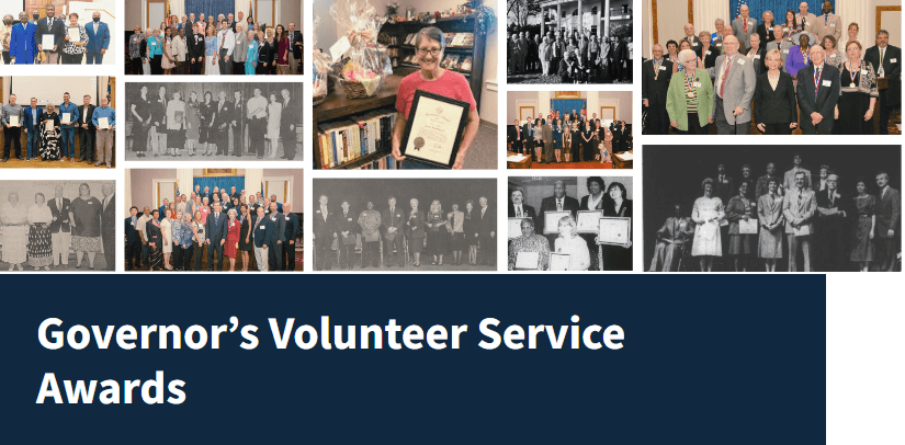 2025 GOVERNORS VOLUNTEER SERVICE AWARD NOMINATIONS