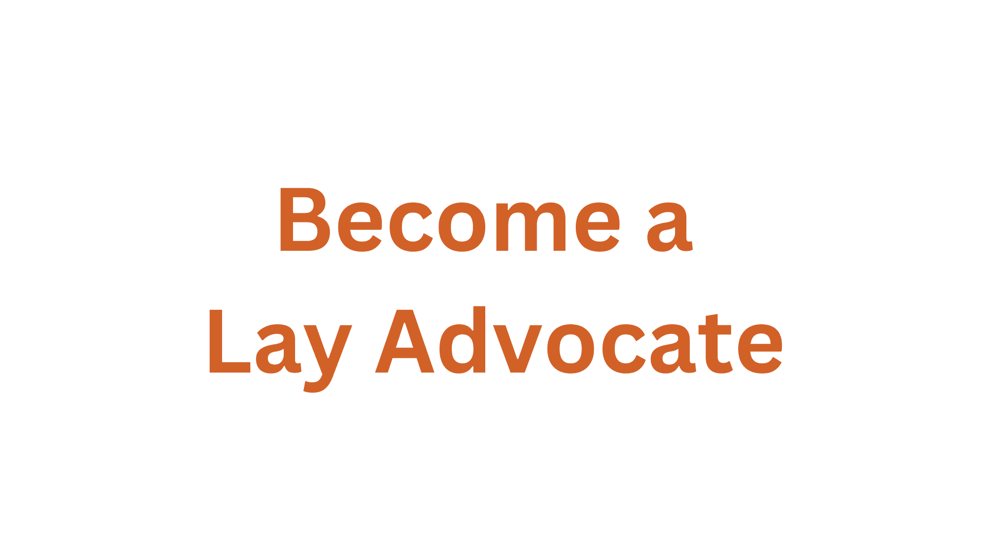 Lay Advocate