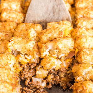 Cheeseburger Tater Tot Casserole