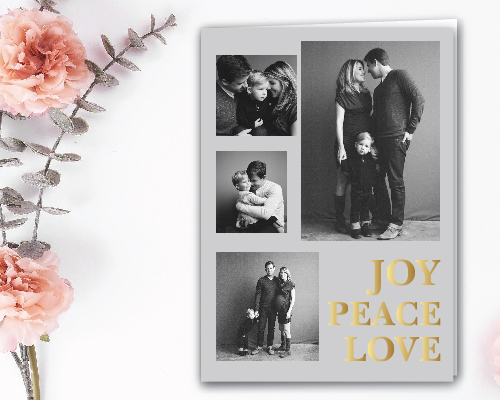 Joy Peace Love Card