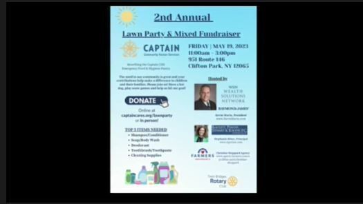 Giving on 10: Lawn party to benefit Captain Community Human Services