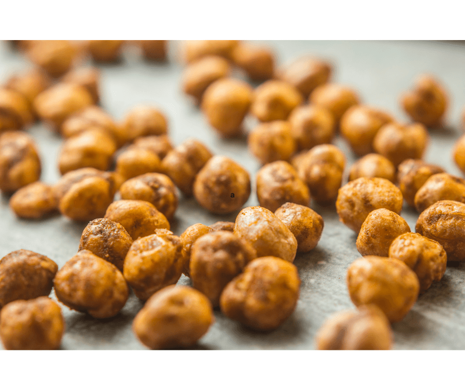 Maple pan roasted chickpeas