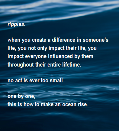 Ripples.