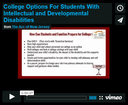 College Options For Students With Intellectual and Developmental Disabilities
