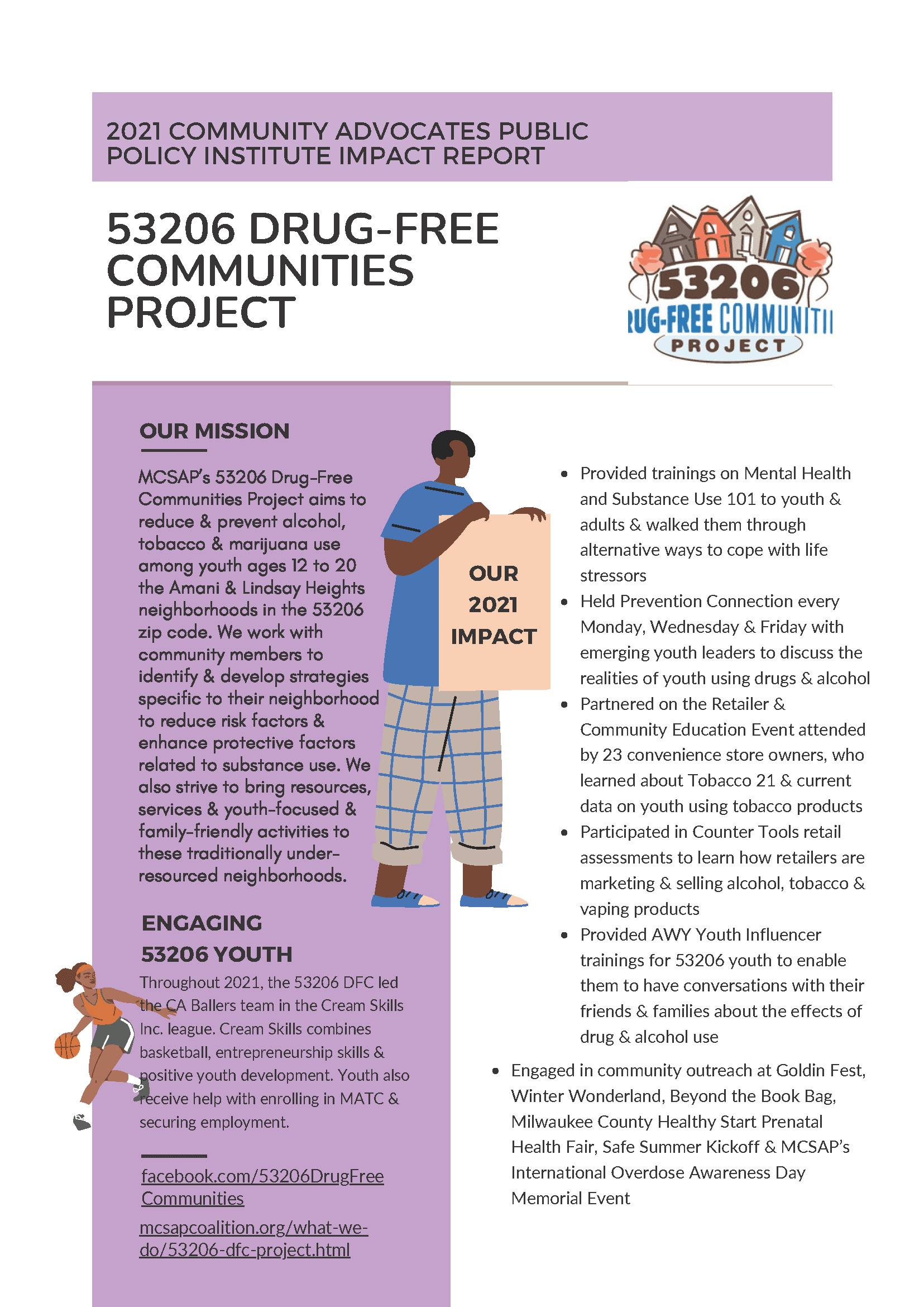 Drug Free communities infographic