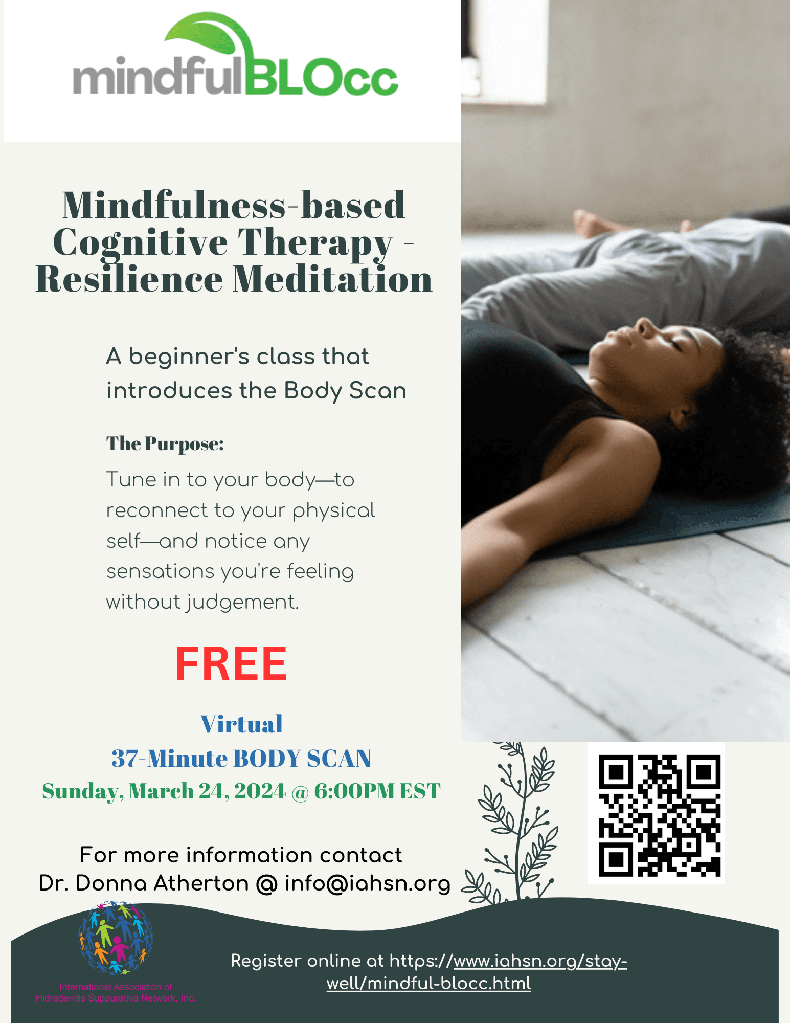 Mindfulness-Based Cognitive Therapy for Resilience Body Scan Meditation