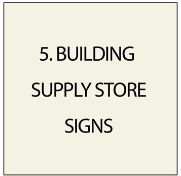 BUILDING SUPPLY STORES & COMPANIES