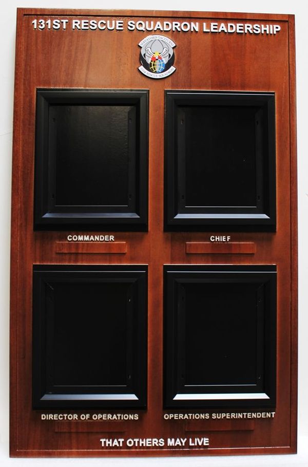 Chain-of-command and military leadership boards and plaques