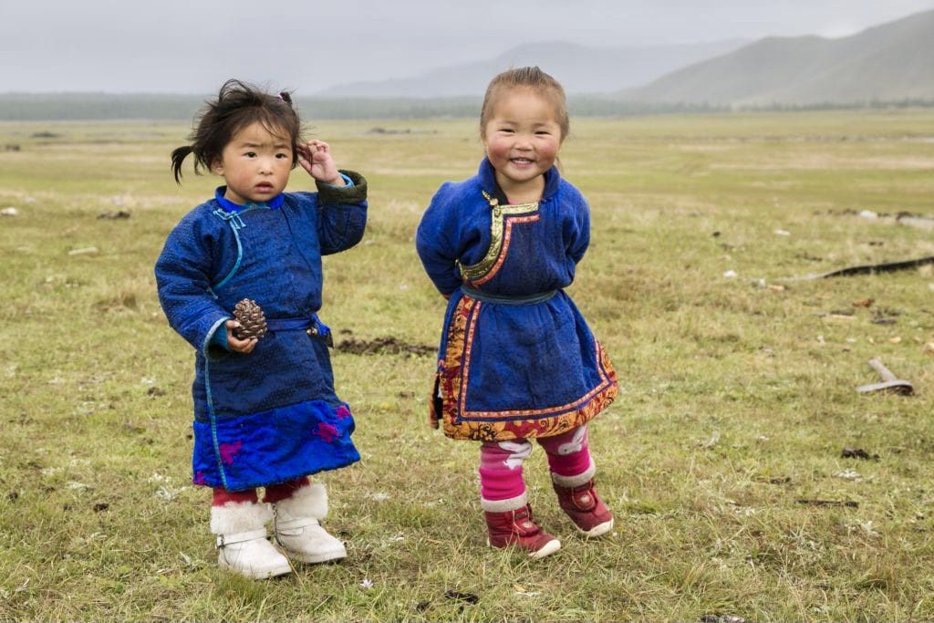 mongolian children