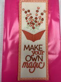 Embroidered Bookmarks - Make Your Own Magic