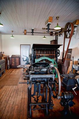 Print Shop Interior