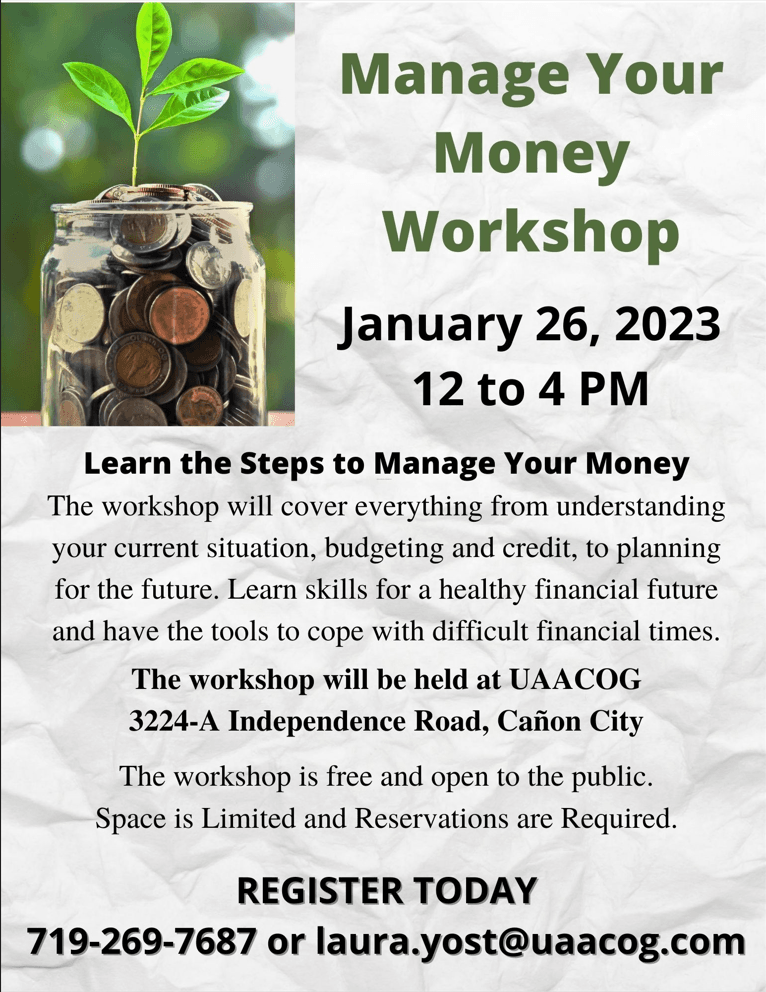 Manage Your Money Workshop