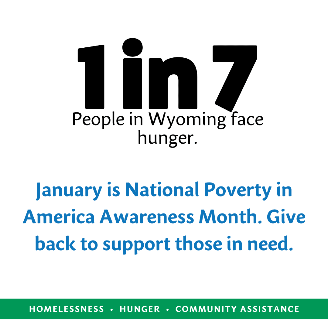 January is National Poverty in America Awareness Month