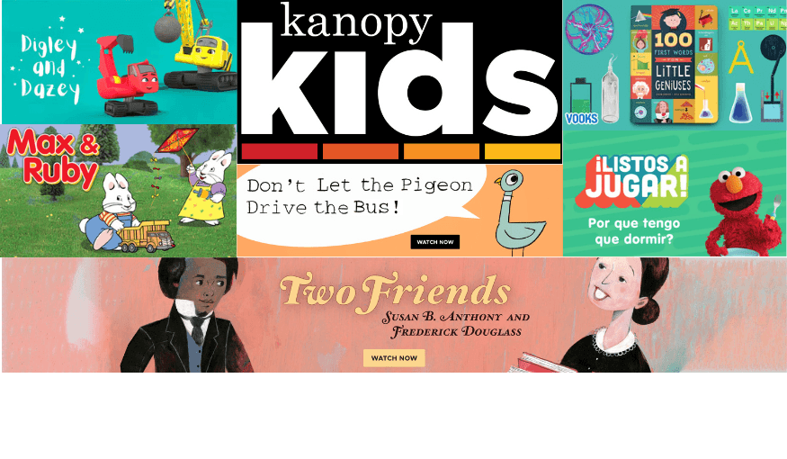 You can stream Kanopy Kids on any of your favorite devices! 