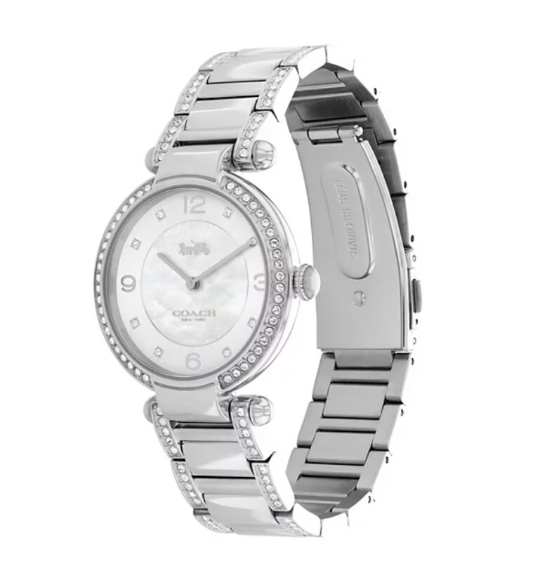 COACH Women's Cary Stainless Steel Bracelet Watch