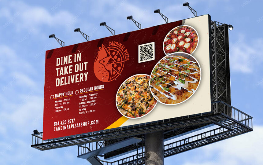 Cardinal Pizza Banner Cardinal Pizza Banner