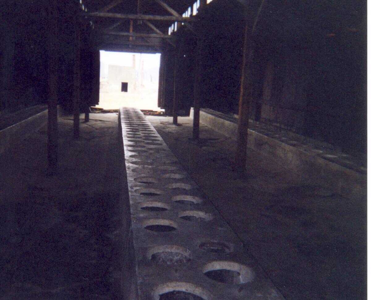 Toilets at Auschwitz