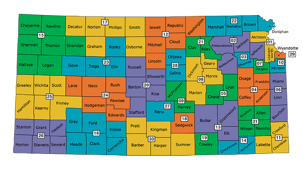 Judicial Districts & Counties : Local Programs : Kansas CASA ...