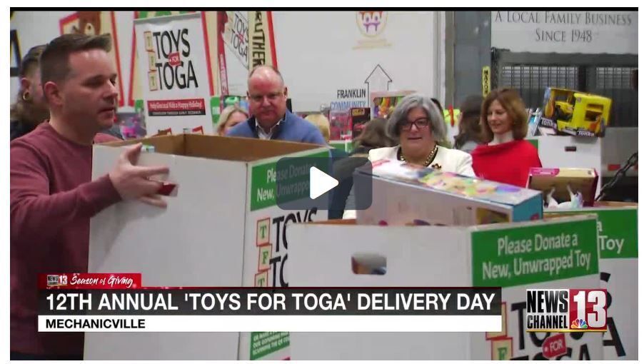 News Channel 13: Toys for Toga delivers toys to three community centers