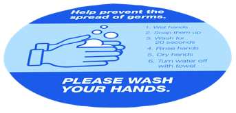 16 - Floor MAT - Help Prevent the Spread of Germs